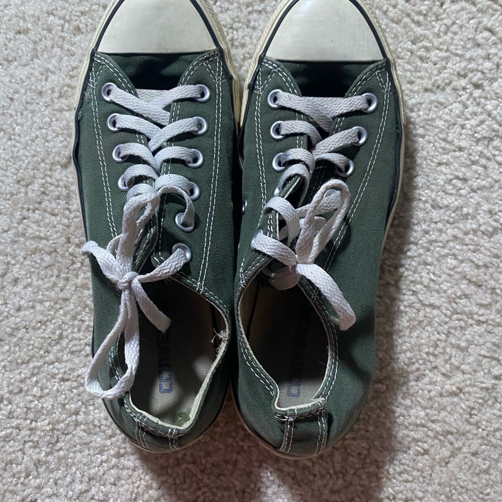 Green Converse. Womens 10 Mens 8